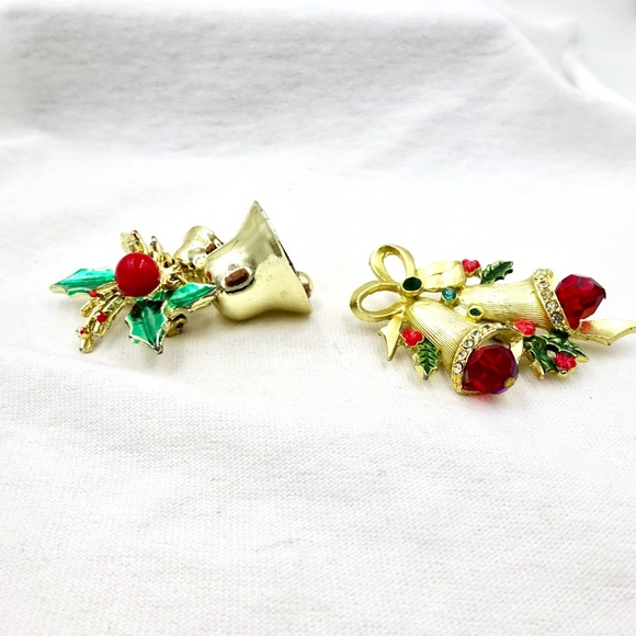 RINGING BELLS OF CHRISTMAS Pins Vintage - Picture 5 of 8